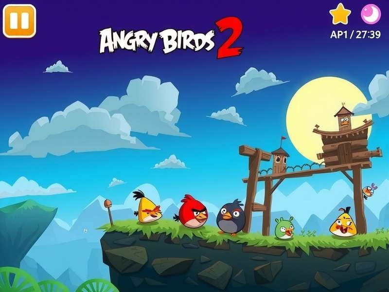 Angry Birds 2 Facebook लॉगिन स्क्रीन