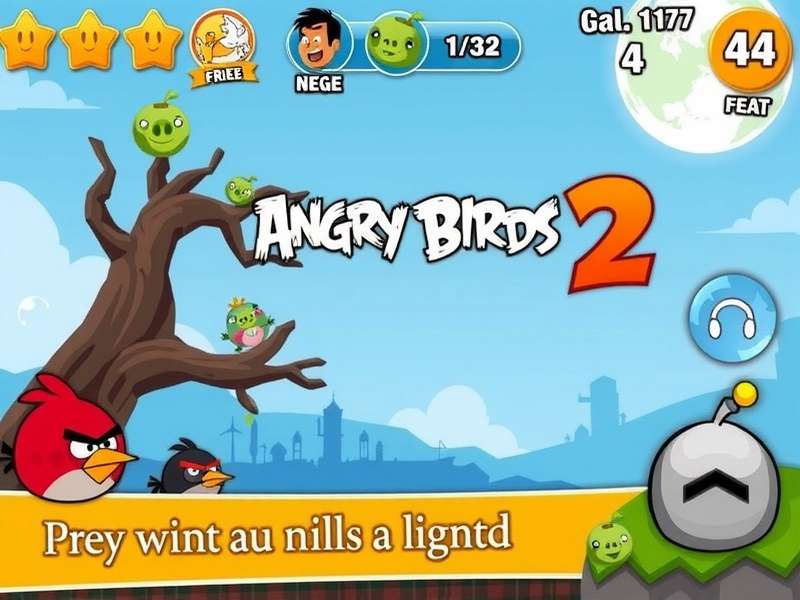 Angry Birds 2 Mod APK गेमप्ले स्क्रीनशॉट