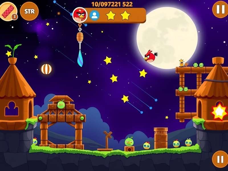 Angry Birds 2 Space गेमप्ले दृश्य