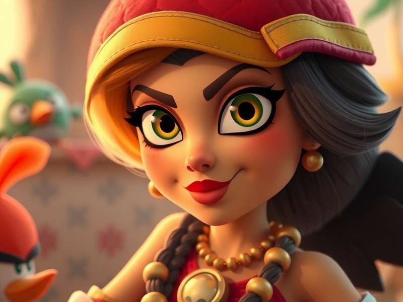 Angry Birds 2 डेबी कैरेक्टर का HD चित्र