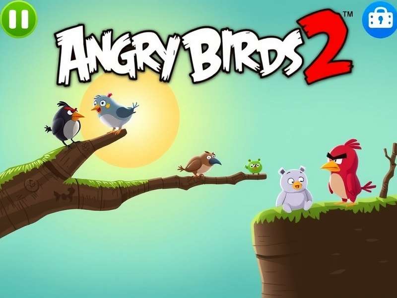 Angry Birds 2 Gameplay Screenshot - ऑनलाइन गेमिंग इंटरफेस