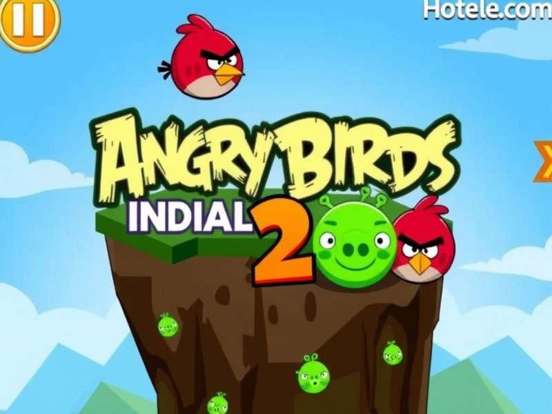 Angry Birds 2 Game Online Free खेलते हुए मोबाइल स्क्रीन
