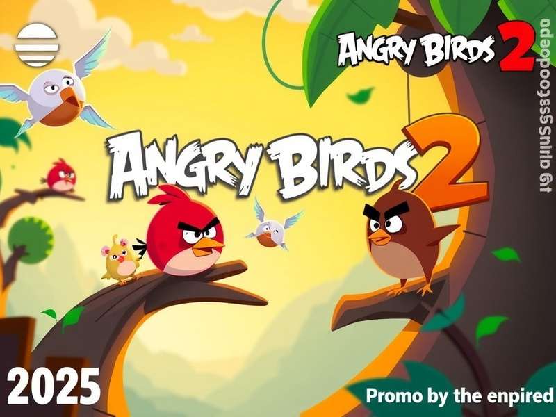 Angry Birds 2 गेमप्ले स्क्रीनशॉट जिसमें पक्षी और सूअर दिखाई दे रहे हैं