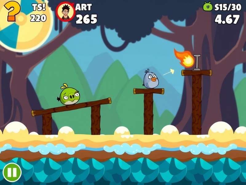 Angry Birds 2 गेम में स्लिंगशॉट अपग्रेड का चित्र