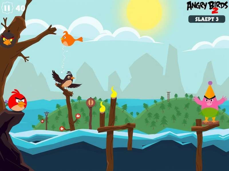 Angry Birds 2 गेमप्ले स्क्रीनशॉट