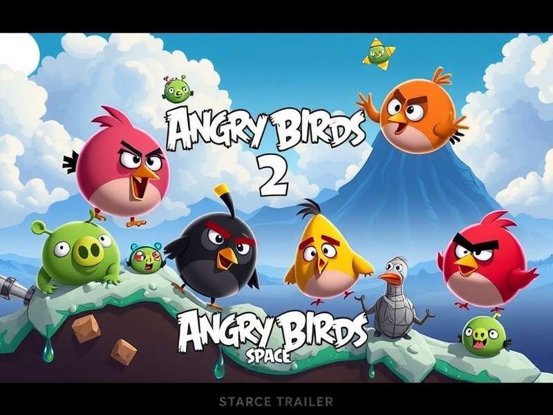 Angry Birds 2 Space Trailer - अंतरिक्ष में उड़ते हुए पक्षी और सुअर