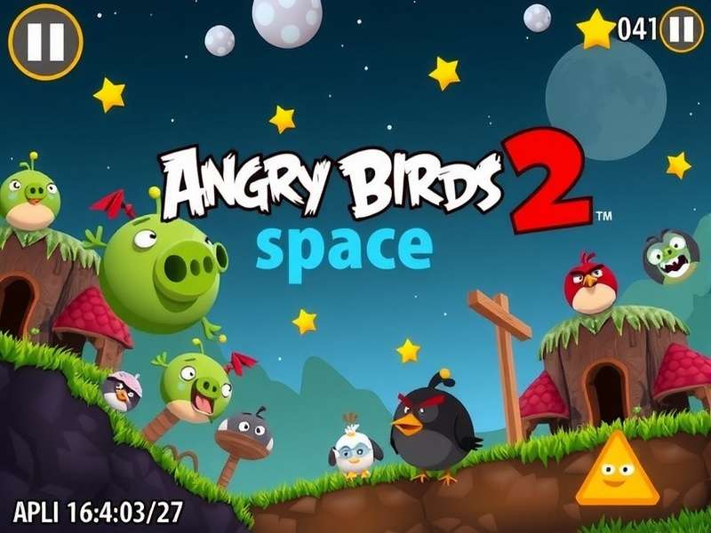 Angry Birds 2 Space Update गेमप्ले दृश्य
