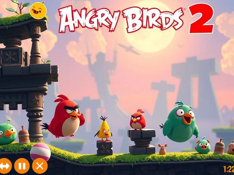 Angry Birds 2 Clip gameplay screenshot