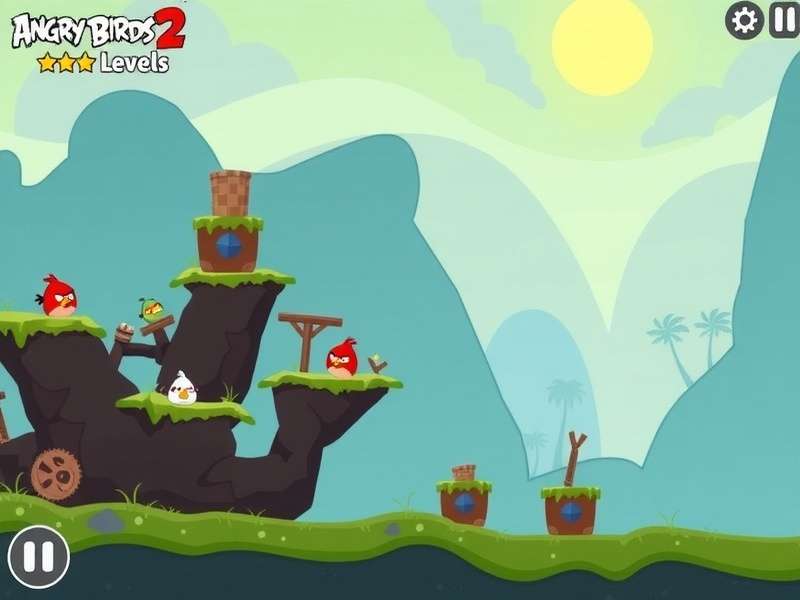 Angry Birds 2 में छिपा हुआ बैंगनी रत्न स्तर 217 में
