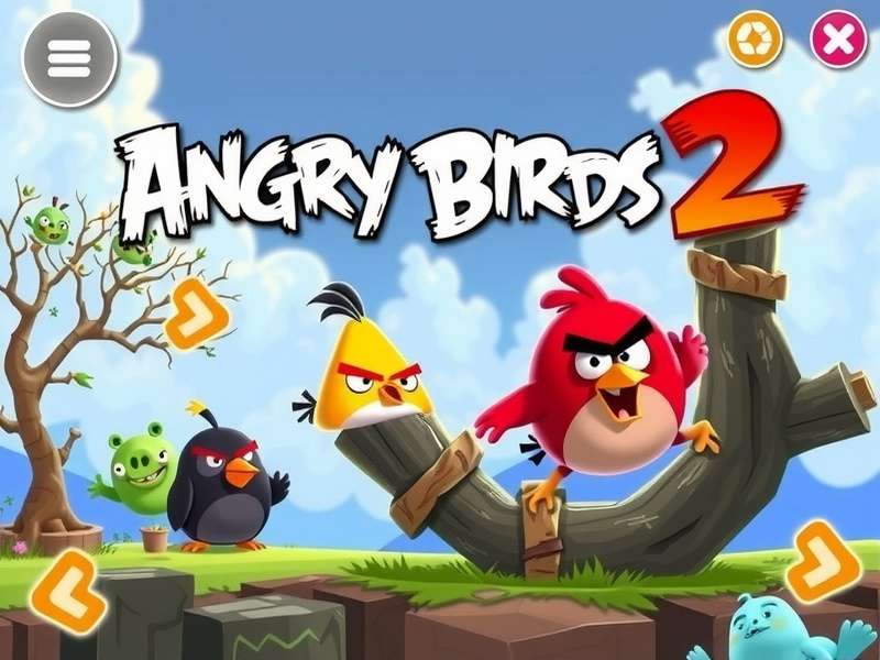 Angry Birds 2 ऑफलाइन गेमप्ले स्क्रीनशॉट