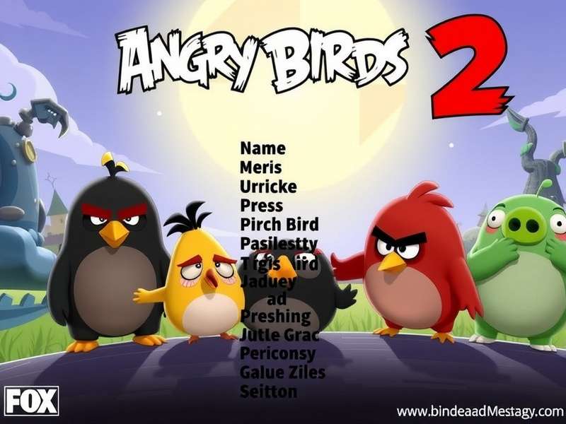 Red Bird Angry Birds 2 - मुख्य किरदार