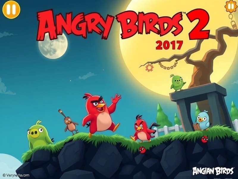 Angry Birds 2 गेमप्ले स्क्रीनशॉट - रेड और उसके दोस्त