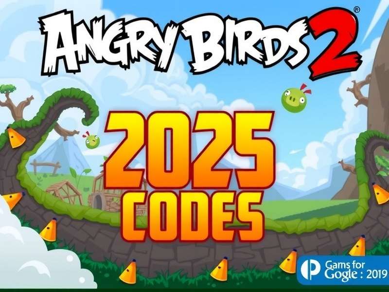 Step-by-step visual guide showing where to enter Angry Birds 2 promo codes in the game settings menu on a mobile device.