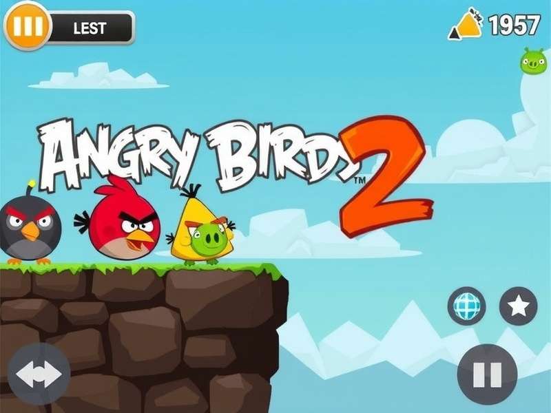 Angry Birds 2 Mod Apk gameplay showing unlimited resources