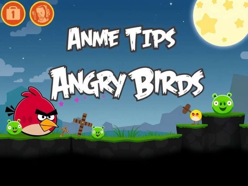 Angry Birds 2 gameplay screenshot showing multiple birds and complex structures