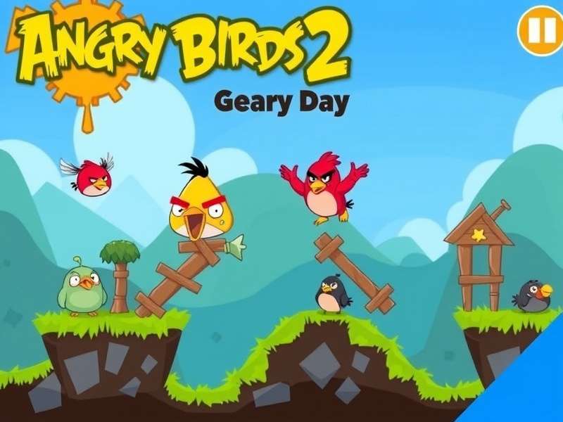 Angry Birds 2 Gameplay Showcasing Multiple Birds in Action