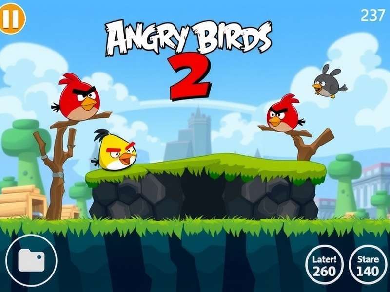 Angry Birds 2 Mod Apk gameplay with unlimited resources