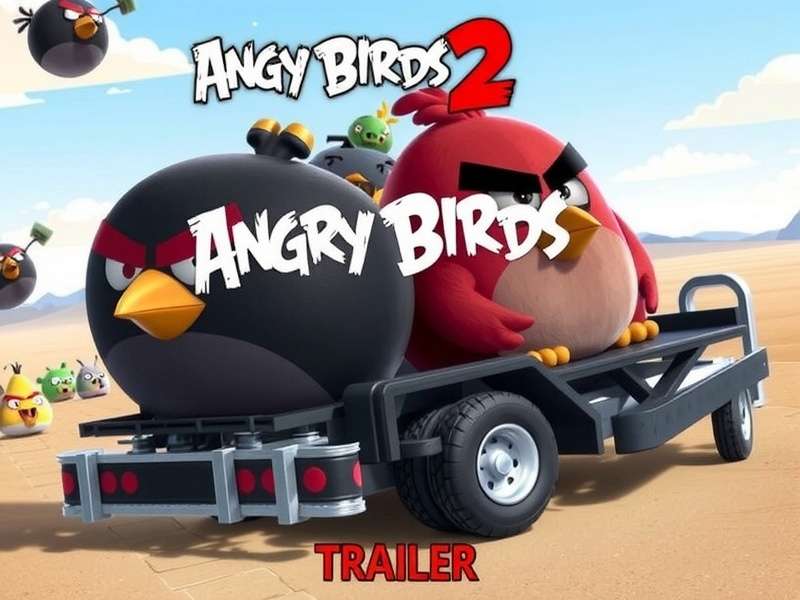 Detailed analysis of Angry Birds 2 trailer scene showing ice castle structure