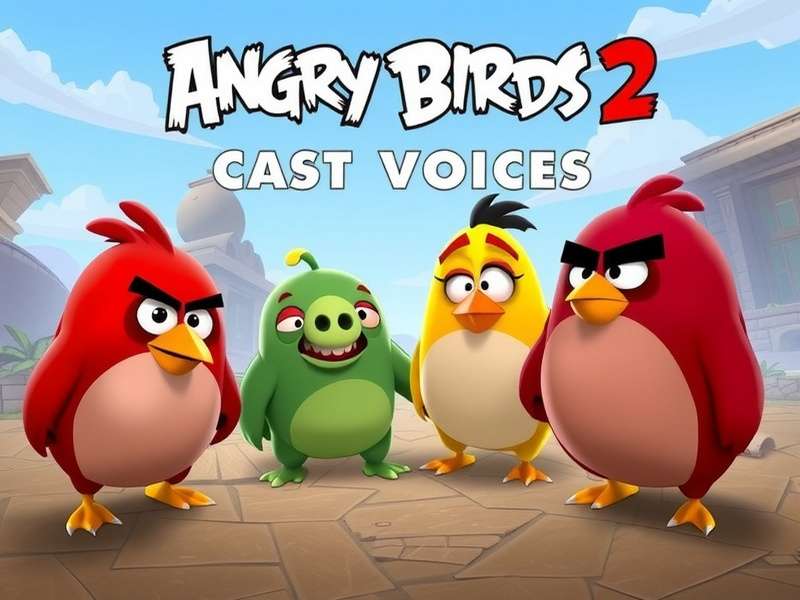 Angry Birds 2 voice actors recording in studio with microphones