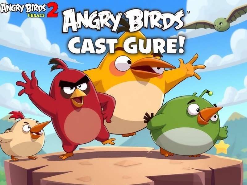 Angry Birds 2 Red character picture – leader of the flock with angry eyebrows