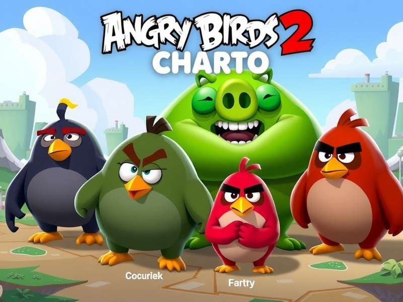 Angry Birds 2 cast with pictures and names of characters — full flock illustration