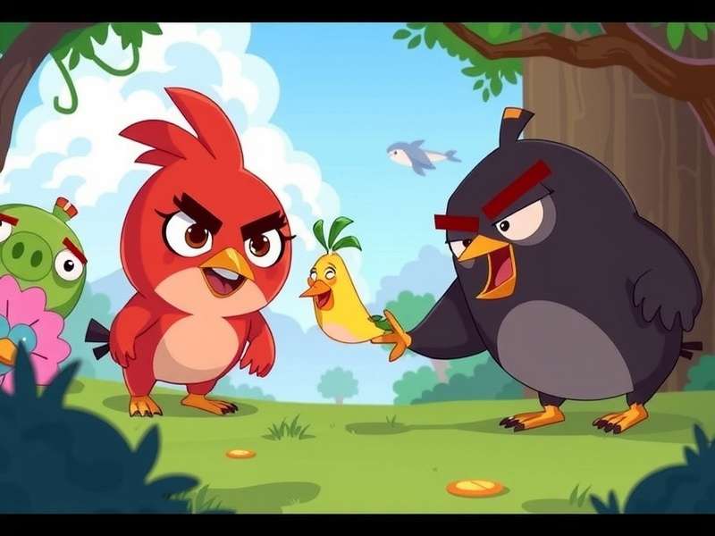 Dove Cameron voices Silver the blue bird in Angry Birds 2 cast – official character portrait