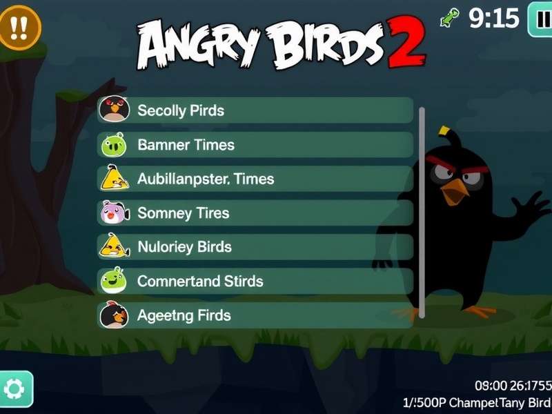 Angry Birds 2 full roster of characters including Red, Chuck, Bomb, and friends