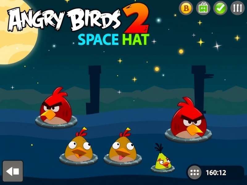 Angry Birds 2 Space Hat Set collection showcasing all cosmic hats with glowing effects