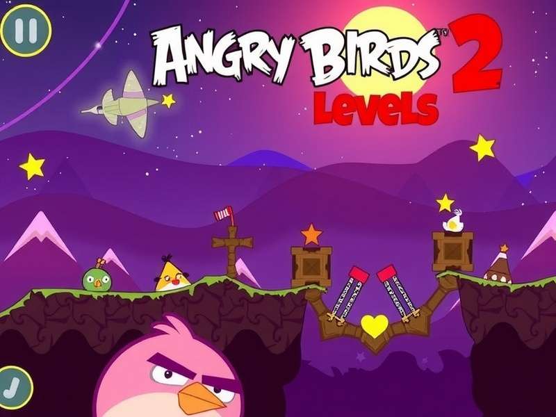 Angry Birds 2 Space Levels gameplay montage showing birds and space pigs in zero-gravity