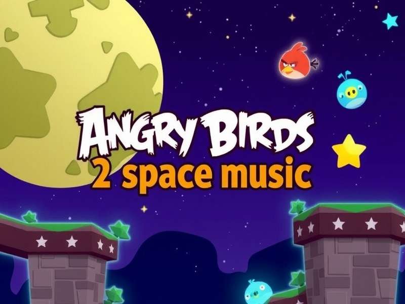 Angry Birds 2 Space Music cosmic soundtrack artwork featuring birds and planetary elements