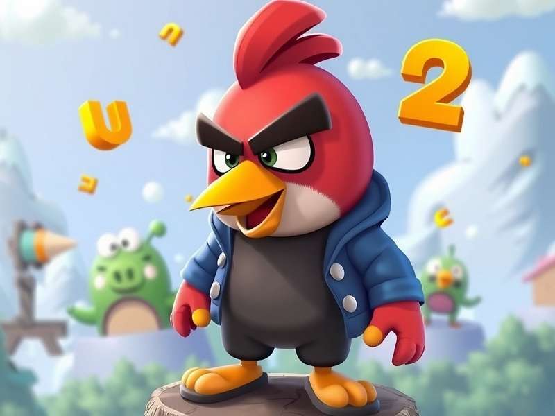 Angry Birds 2 Leonard boss fight screenshot showing Leonard the pig with green pompadour in a dramatic arena