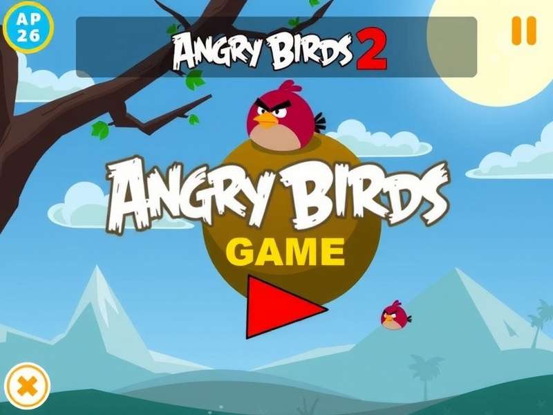 Angry Birds 2 gameplay showing birds launching at pig structures in both online and offline modes